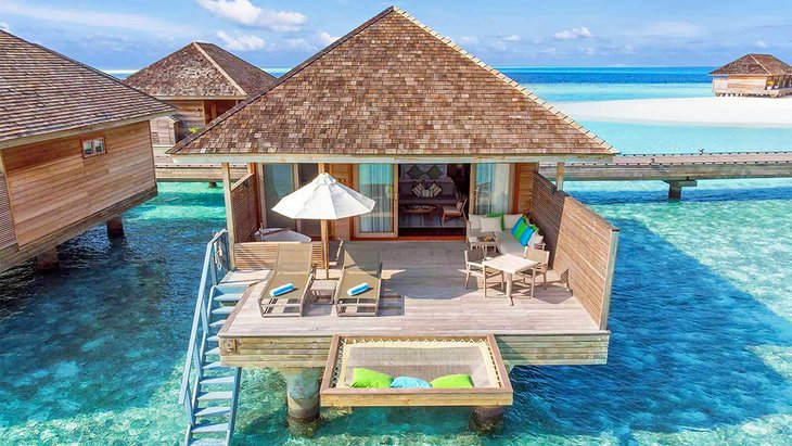 maldives with beach villa